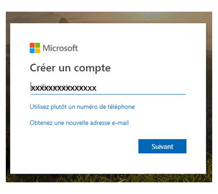 Créer un compte Microsoft gratuit