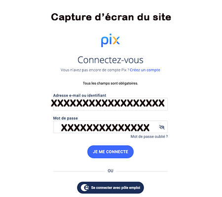 Se connecter à Pix