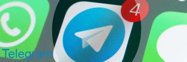 connexion sur l'application de Telegram