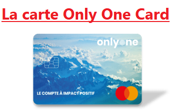 Carte de paiement OnlyOne Card