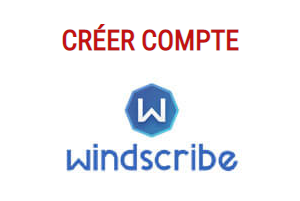 Créer un compte Windscribe gratuit