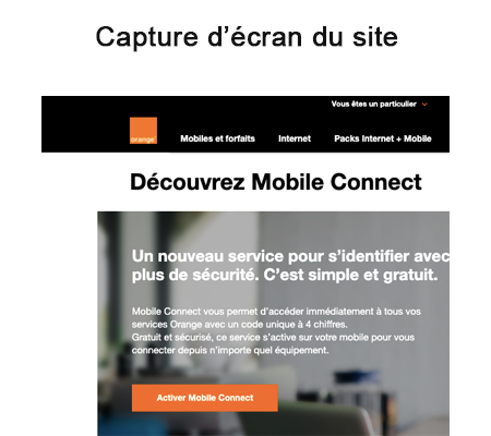 Activer Mobile Connect 