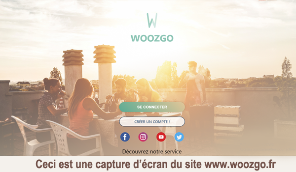 Connexion sur woozgo.fr