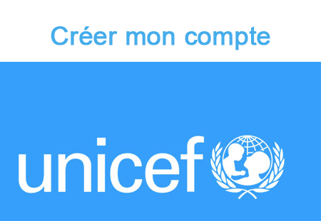 Création de compte Unicef