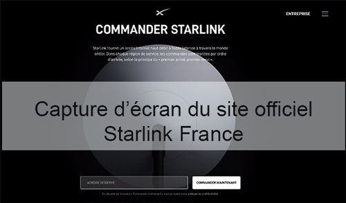 Starlink france site officiel