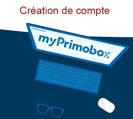 Céation de compte MyPrimobox