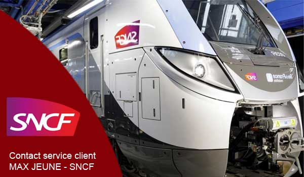 Contact service client MAX JEUNE - SNCF