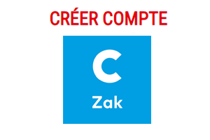 Créer un compte Zak Banque