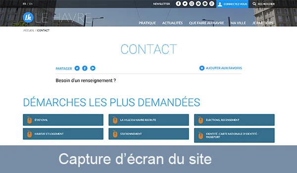 Comment créer un compte www.lehavre.fr