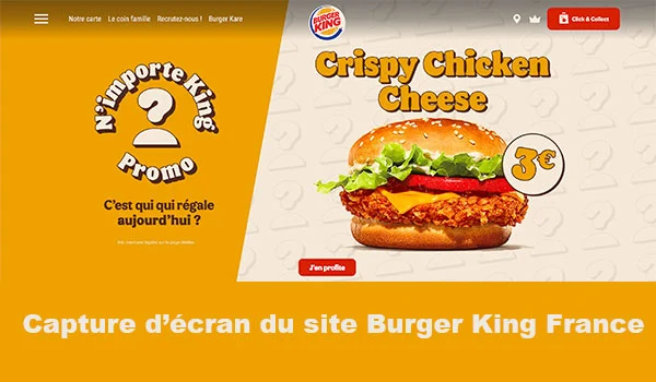 Comment créer un compte Burger King ?