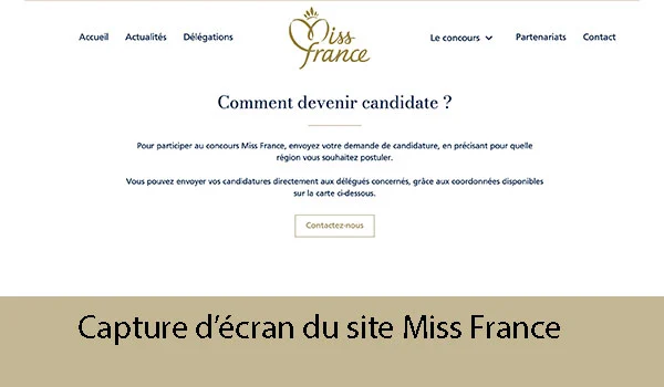 Miss France - site officiel