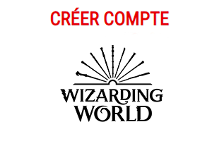 Créer compte wizarding world