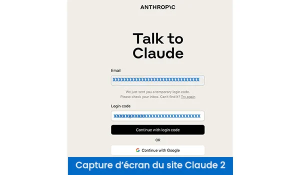 S'inscrire sur https://claude.ai/login en France