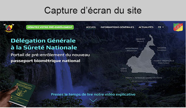 Site internet passcam cameroun
