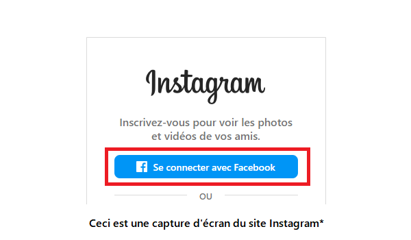 creer compte instagram avec facebook