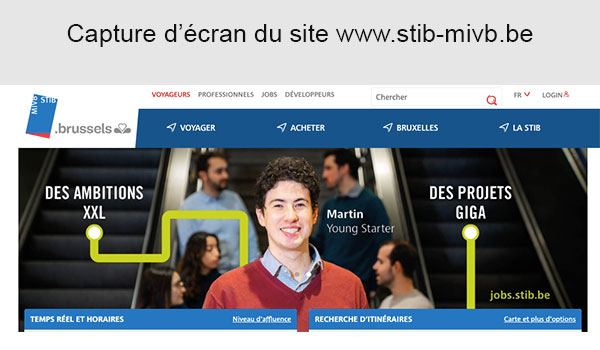 Site officiel STIB