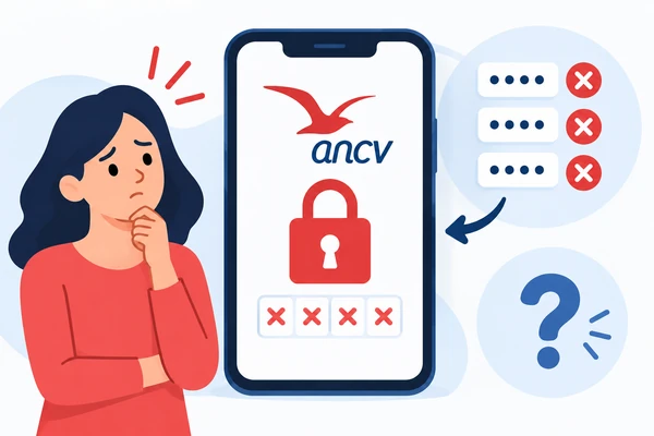 Compte ANCV bloqué après plusieurs codes : que faire ?